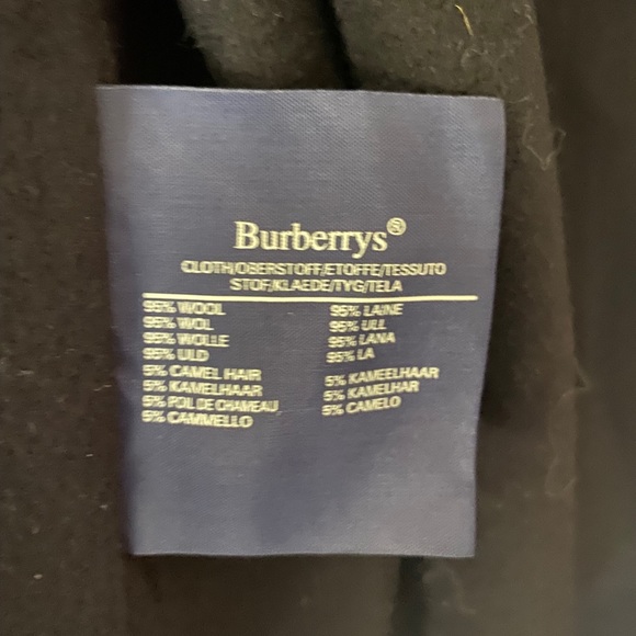 Mens Burberry Navy Trench Jacket with wool inner coat - Picture 15 of 15